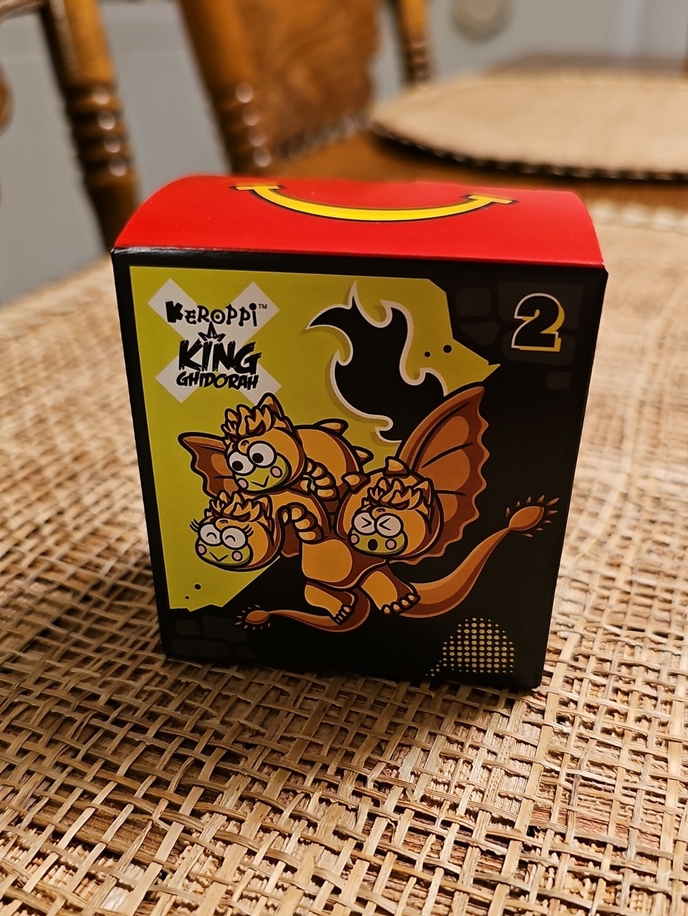 2016 McDonalds Hello Kitty & Friends / Godzilla #2 Keroppi / King Ghidorah NIB